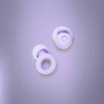 Zajszűrő Füldugó - Purple Silicone