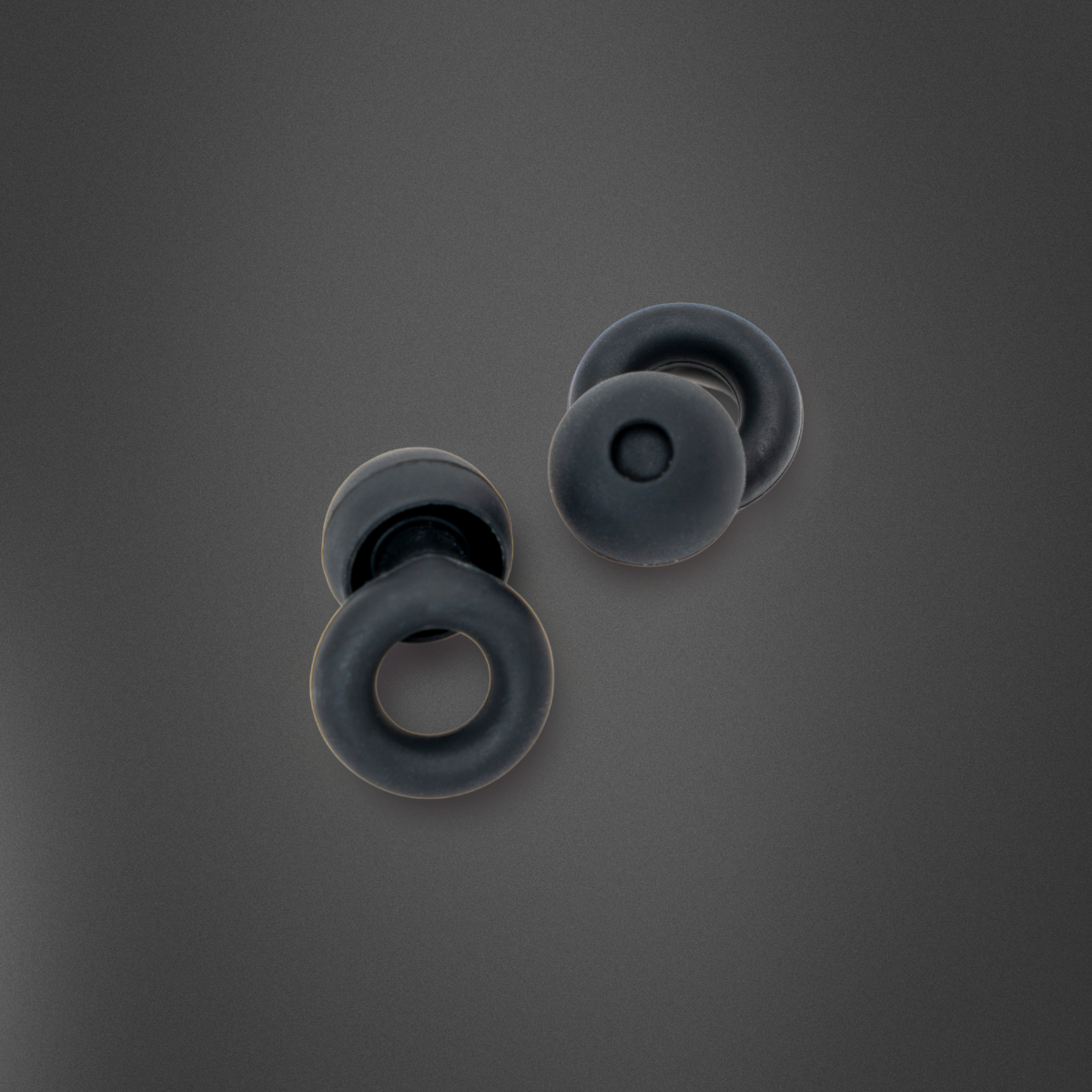Zajszűrő Füldugó - Black Silicone
