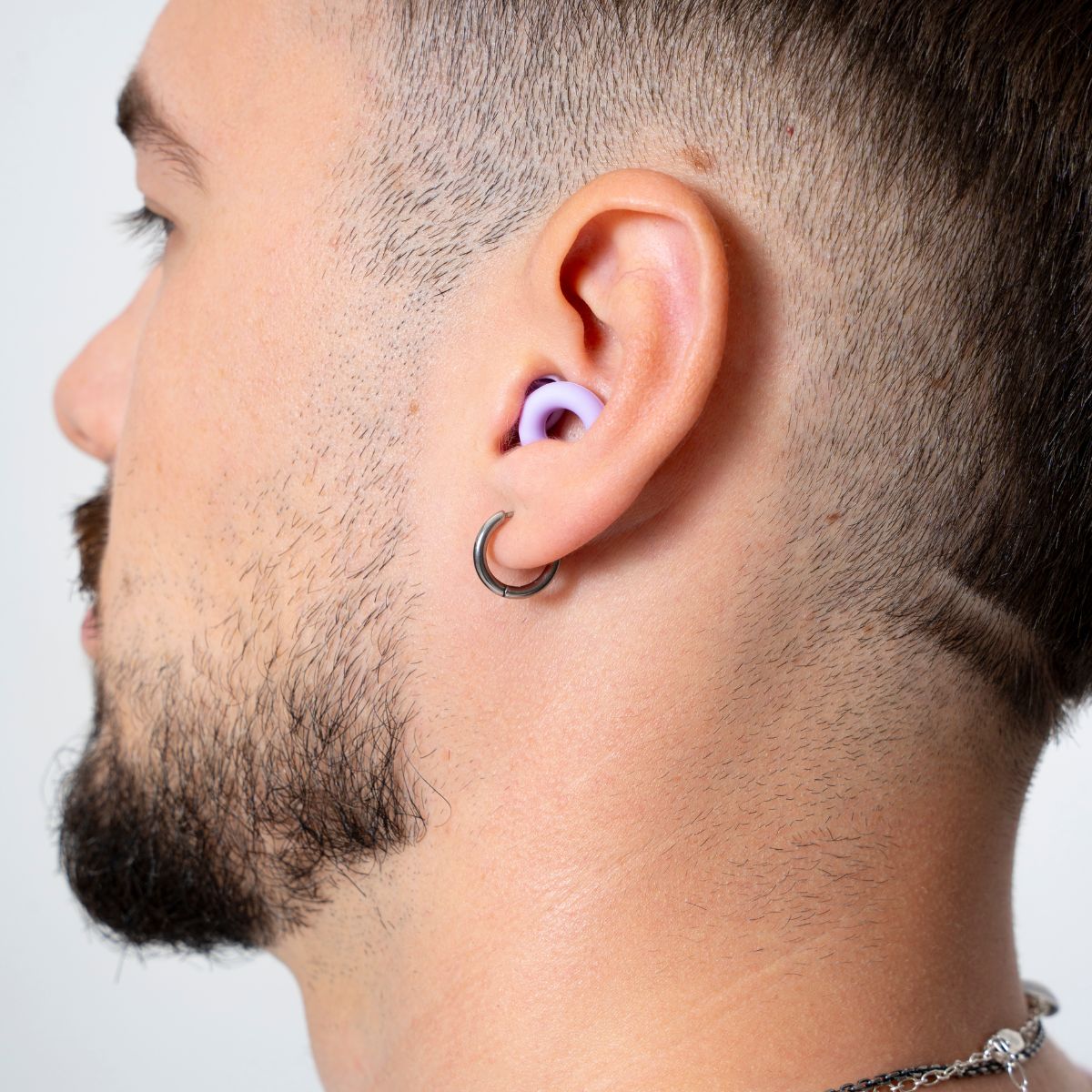 Zajszűrő Füldugó - Purple Silicone